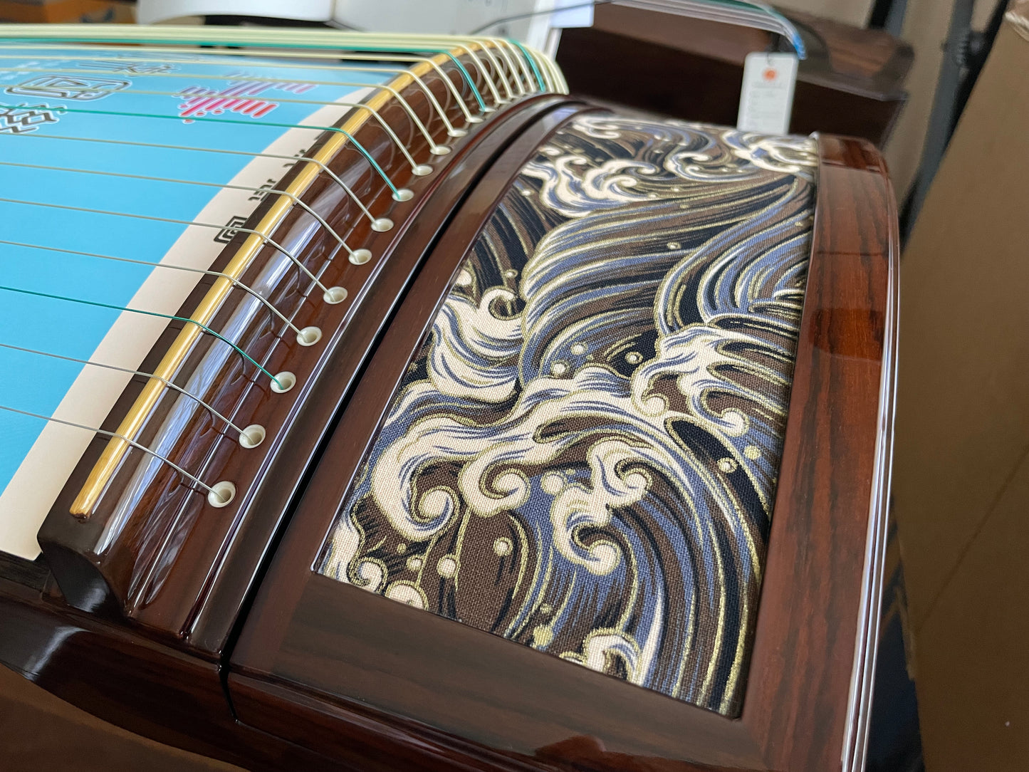 Haitang Guzheng 海棠国乐古筝 carved paulownia  挖筝 Guantao 观涛