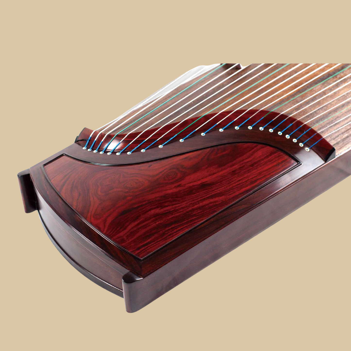 Huali Guzheng 上海华黎古筝 Mexican Aged Rosewood 微凹老红木