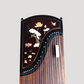 Huali Guzheng 上海华黎古筝 Ebony Wood 黑檀 with shell inlay Lotus Leaf and Flowers 贝雕荷塘月色