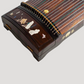 Huali Guzheng 上海华黎古筝 Ebony Wood 黑檀 with shell inlay Lotus Leaf and Flowers 贝雕荷塘月色