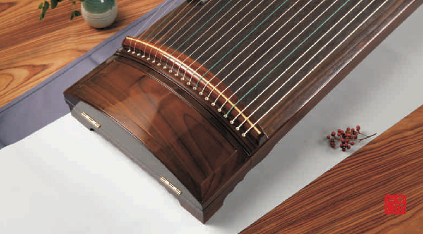 Haitang Guzheng 海棠国乐古筝plain carved paulownia  素面挖筝 Hongpu 泓璞