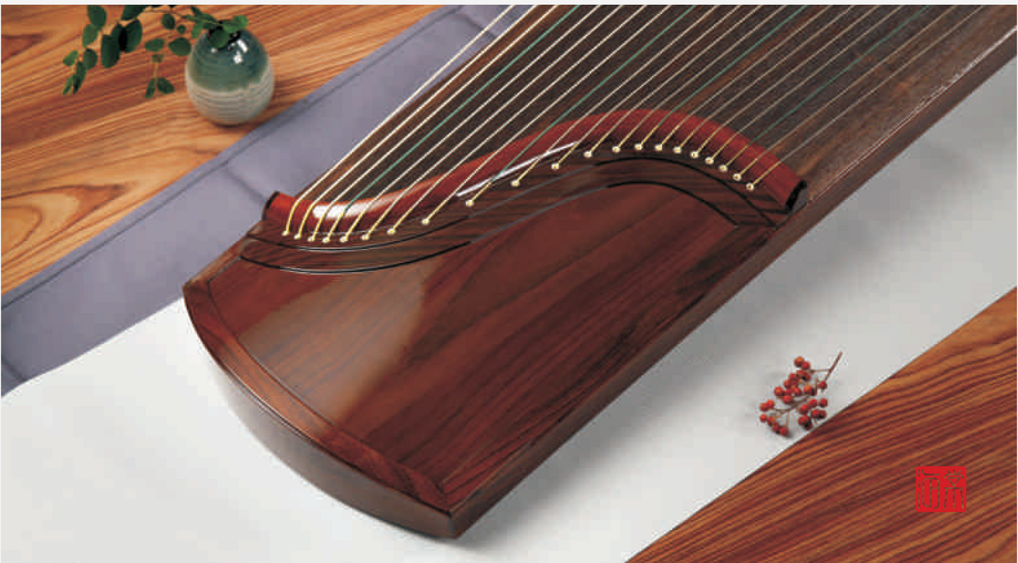 Haitang Guzheng 海棠国乐古筝plain carved paulownia  素面挖筝 Hongpu 泓璞