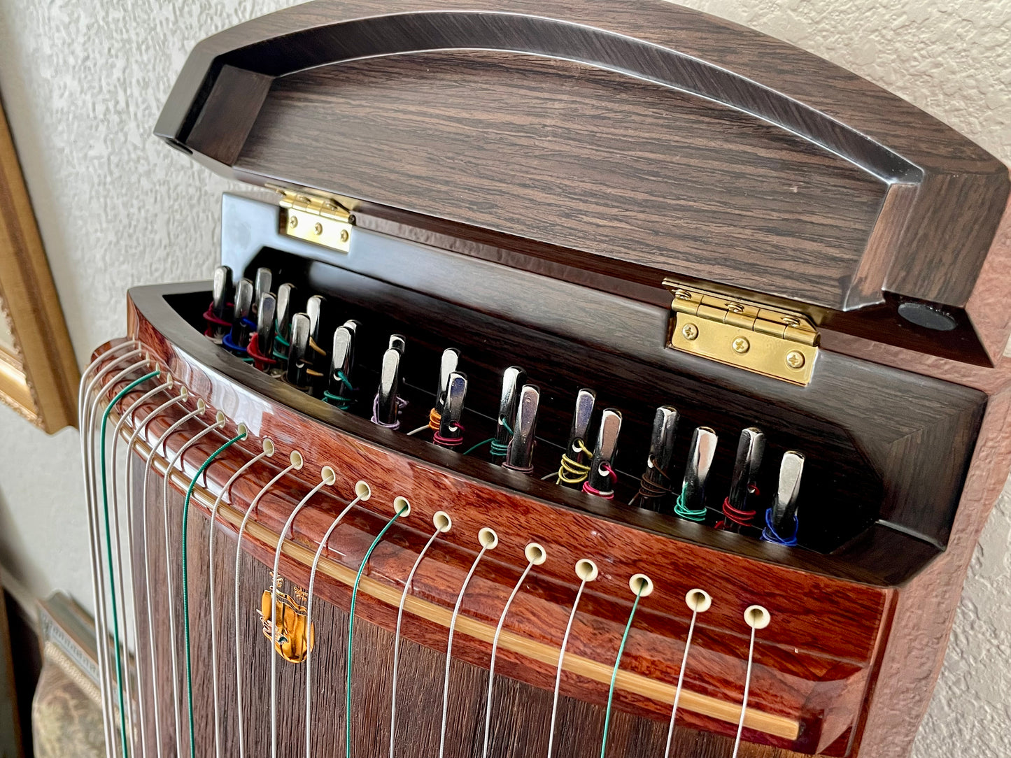 Huali Guzheng 华黎古筝 120cm Bubinga 花梨木120小筝