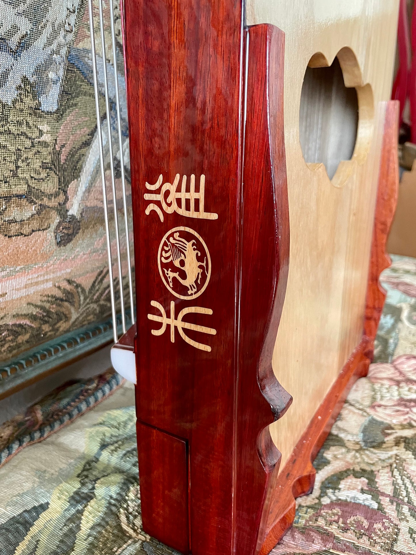 Zhuque Guzheng 413K 135cm Travel Sized  西安朱雀古筝 413K 小型便携旅行式