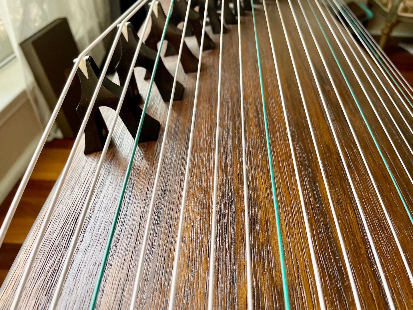 Huali Guzheng 华黎古筝 120cm Ebony Wood 黑檀120小筝