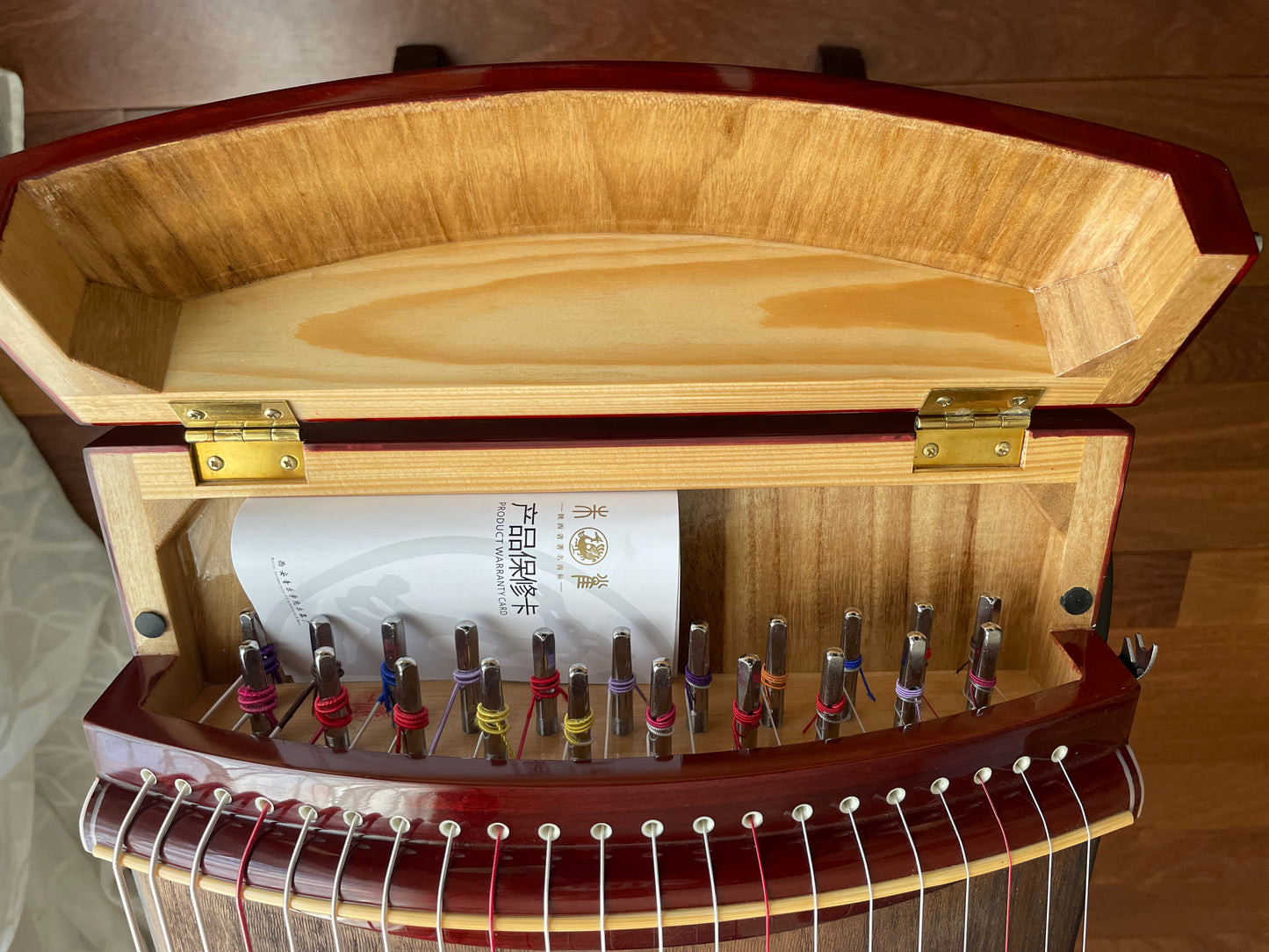 Zhuque Guzheng 413K 135cm Travel Sized  西安朱雀古筝 413K 小型便携旅行式