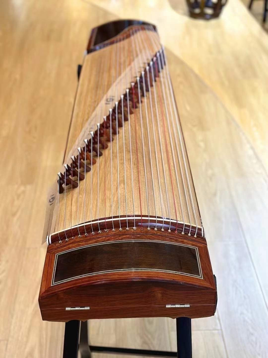 Zhuque Guzheng 010B Plain Siamese Rosewood 西安朱雀古筝 010B 素面收藏级