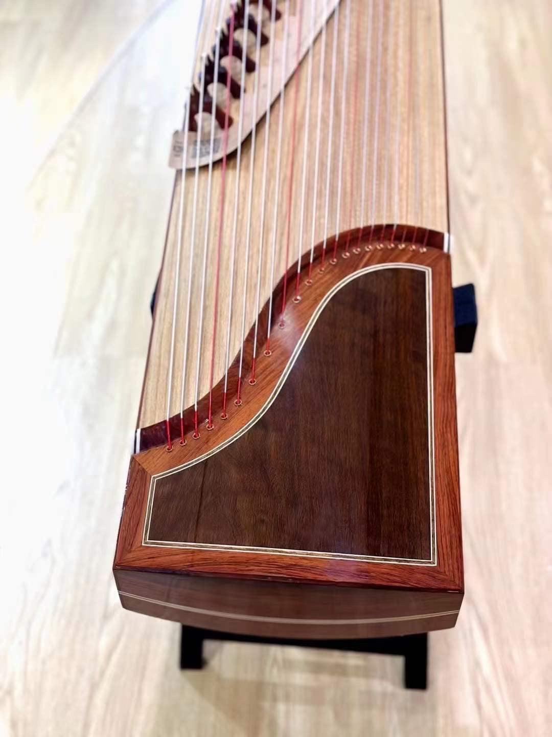 Zhuque Guzheng 010B Plain Siamese Rosewood 西安朱雀古筝 010B 素面收藏级