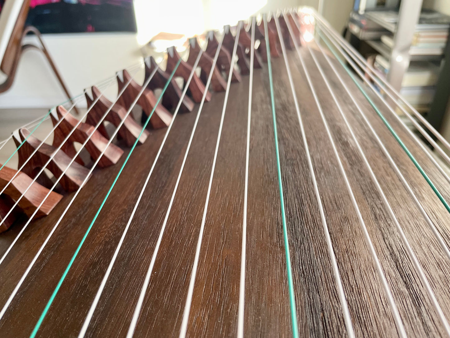 Huali Guzheng 上海华黎古筝 Plain East Indian Rosewood 阔叶黄檀素面