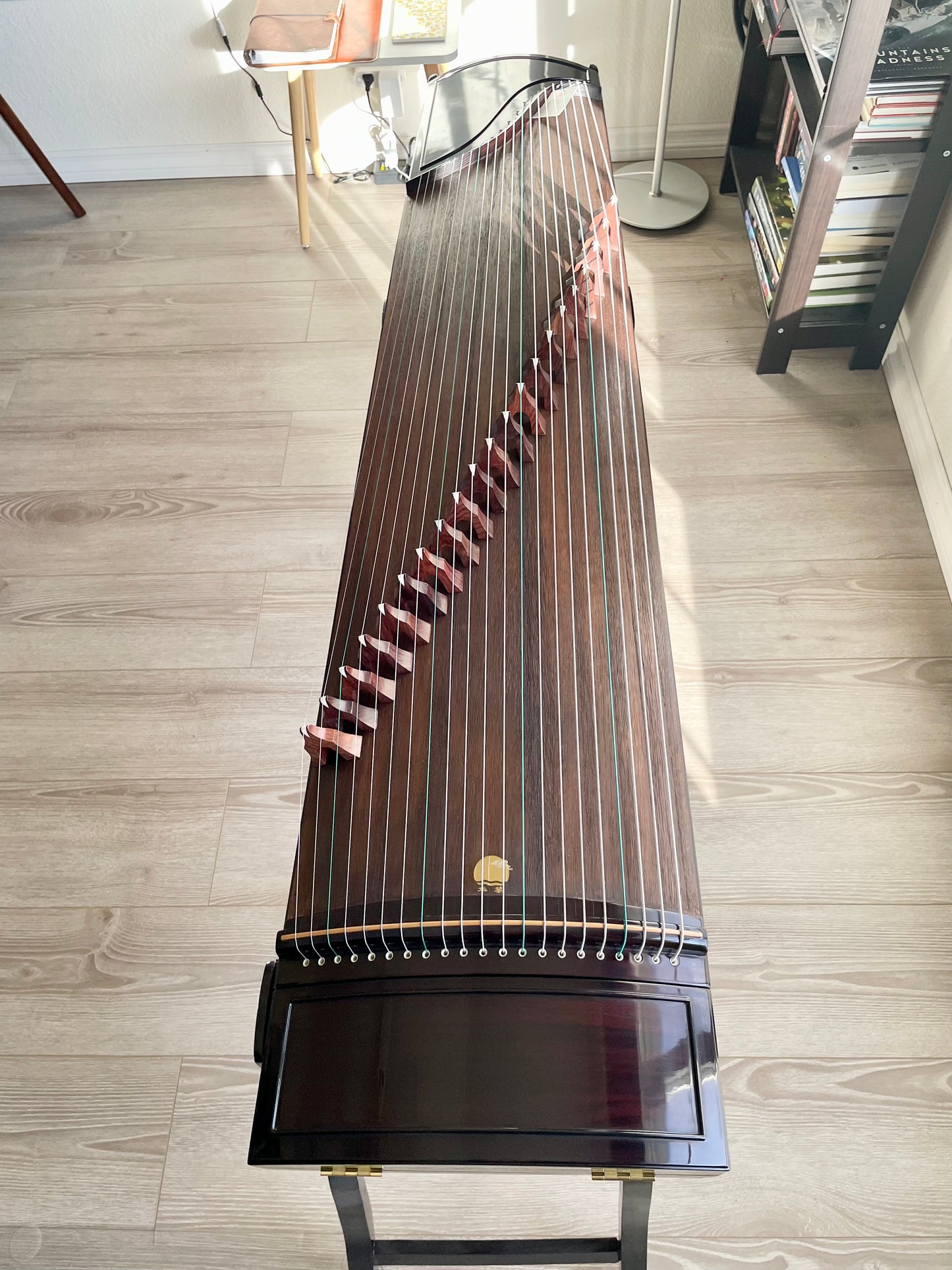 Huali Guzheng 上海华黎古筝 Plain East Indian Rosewood 阔叶黄檀素面