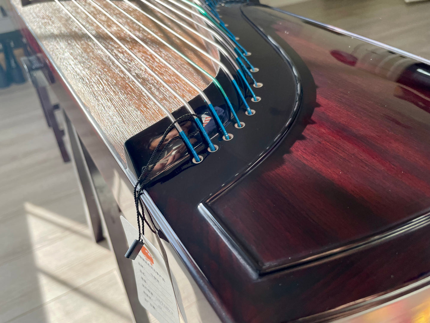 Huali Guzheng 上海华黎古筝 Plain East Indian Rosewood 阔叶黄檀素面