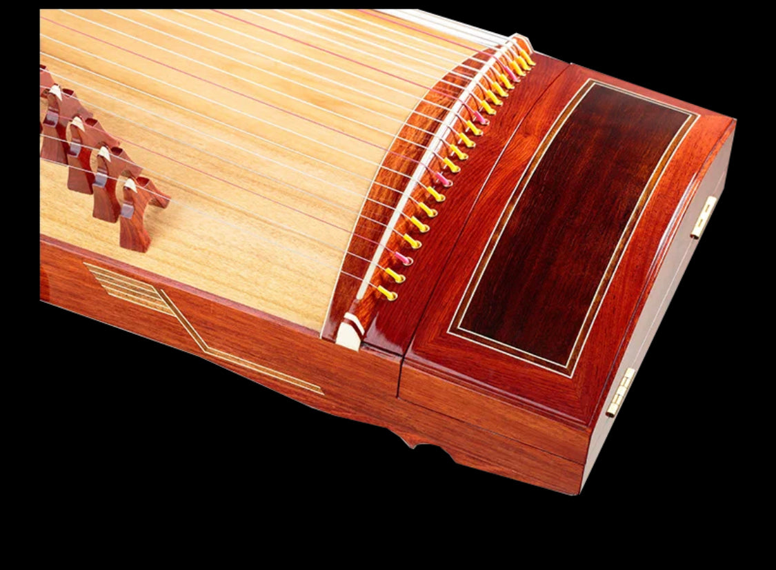 Zhuque Guzheng 010B Plain Siamese Rosewood 西安朱雀古筝 010B 素面收藏级