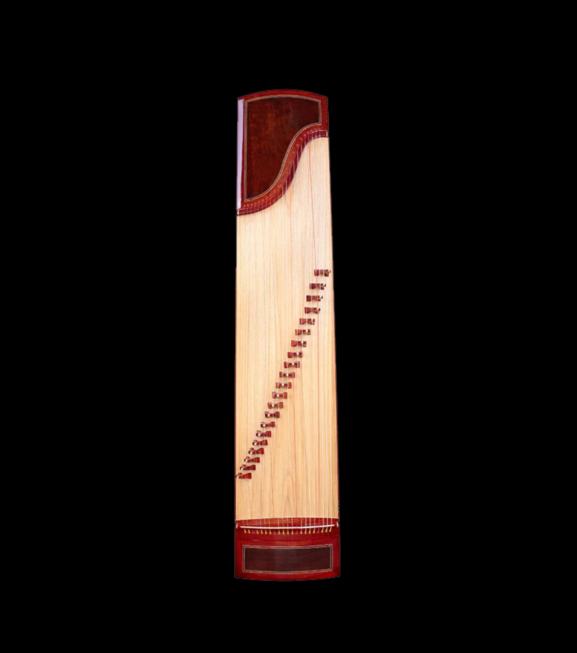 Zhuque Guzheng 010B Plain Siamese Rosewood 西安朱雀古筝 010B 素面收藏级