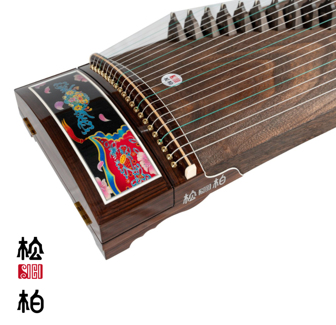 Songbo guzheng 松柏古筝｜挖筝 carved ｜  十里红妆 Shi Li Hong Zhuang WASB163-1