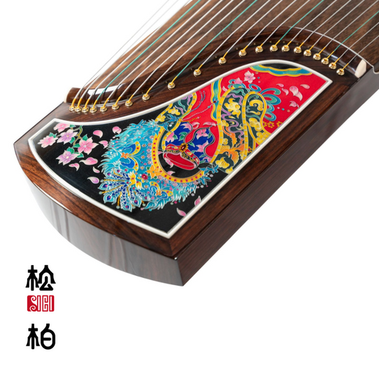 Songbo guzheng 松柏古筝｜挖筝 carved ｜  十里红妆 Shi Li Hong Zhuang WASB163-1