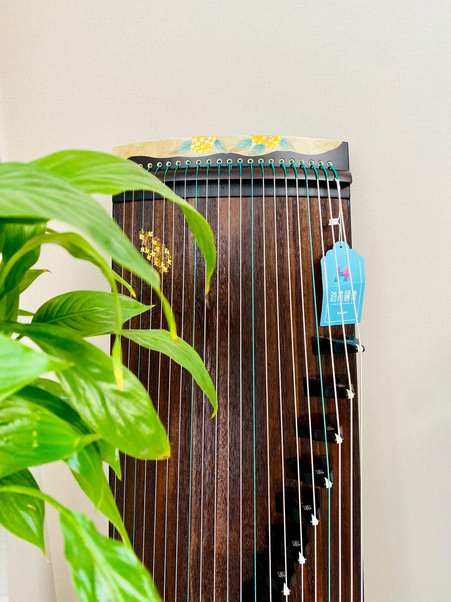 Haitang Guzheng 海棠古筝 110cm Hand Painted with Gold Foil 110厘米纯手绘金箔 ｜锦鲤 Jinli